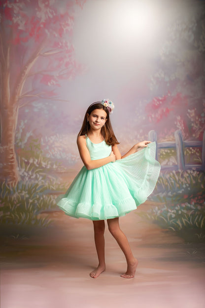 Pastel Garden Pathway - With Sweep Option