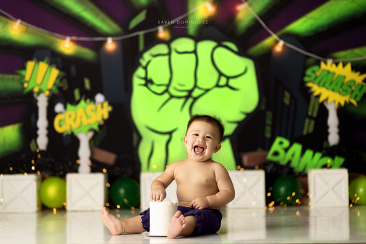 RTS Hulk Smash - 7x6' Wrinkle Free - Very Light Banding - 60% Off