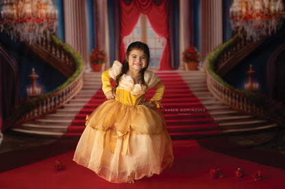 Belle's Royal Staircase - Red Carpet - With Sweep Option
