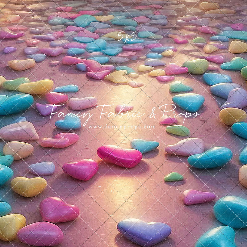 Sweet Tart Hearts Candy Mat Floor