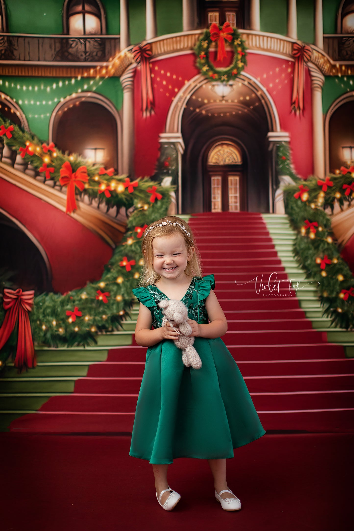 Merry Mansion- Red Rug - with Sweep Option