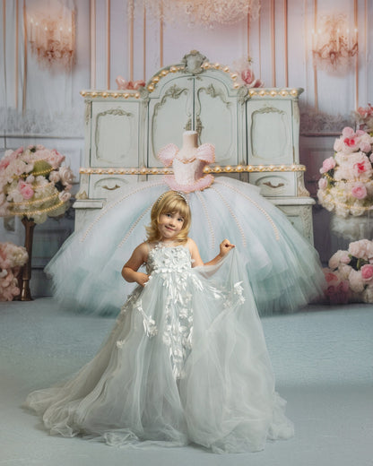 Miss Charlotte - Sage Carpet - With Sweep Option