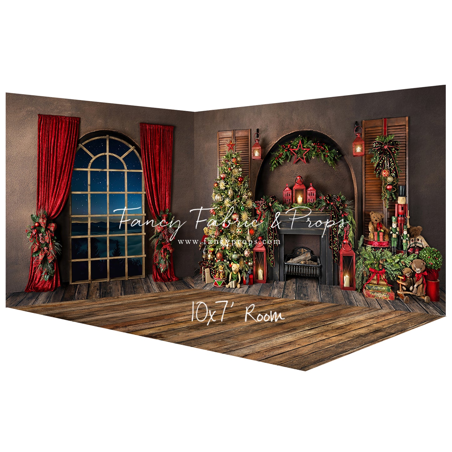 Elegant Fireside Mantle - Room