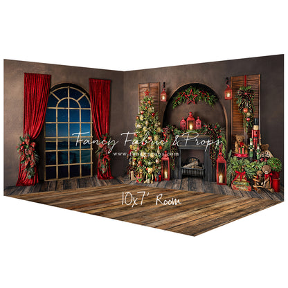 Elegant Fireside Mantle - Room