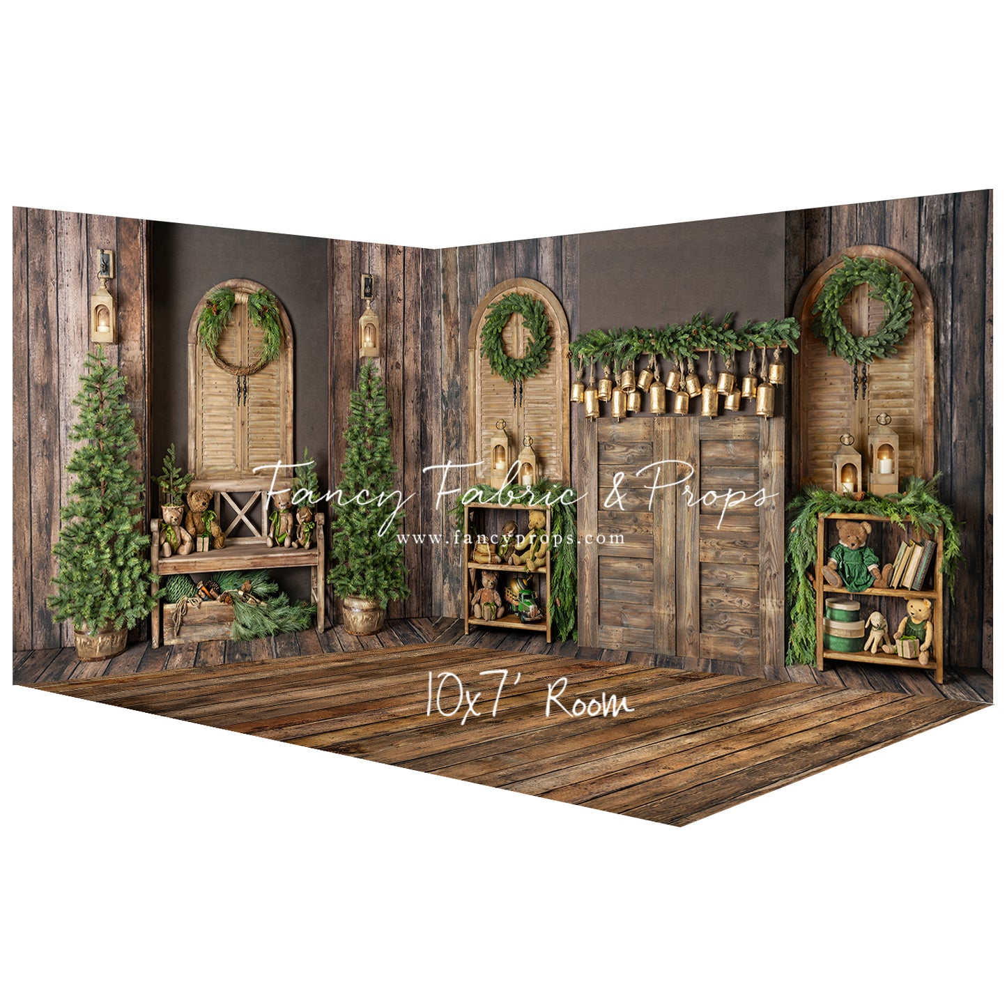 Rustic Christmas Charm Headboard - Room
