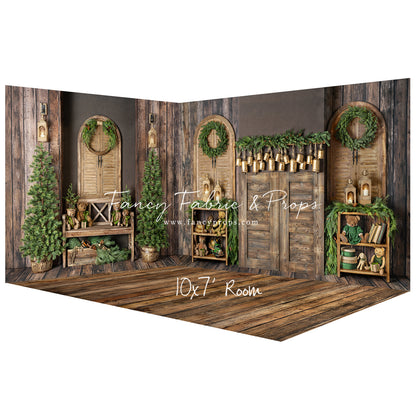 Rustic Christmas Charm Headboard - Room