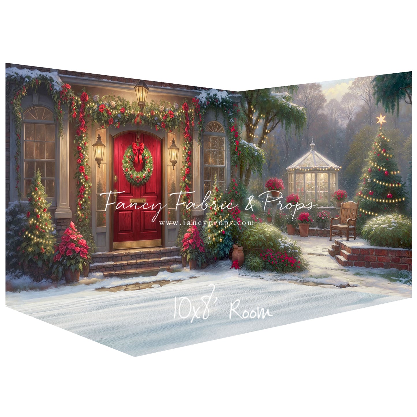 Merry Holiday Entry - Red Door - Room