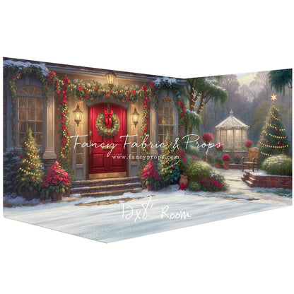 Merry Holiday Entry - Red Door - Room