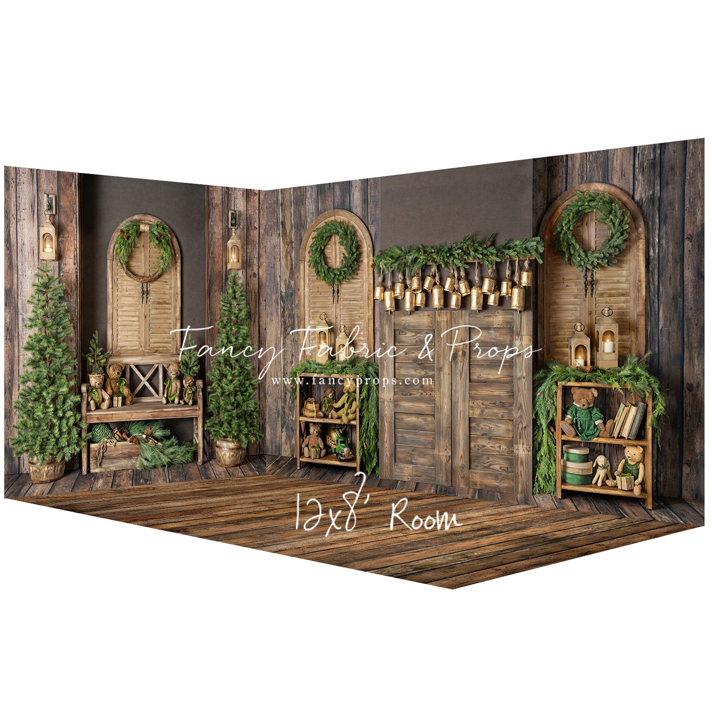 Rustic Christmas Charm Headboard - Room