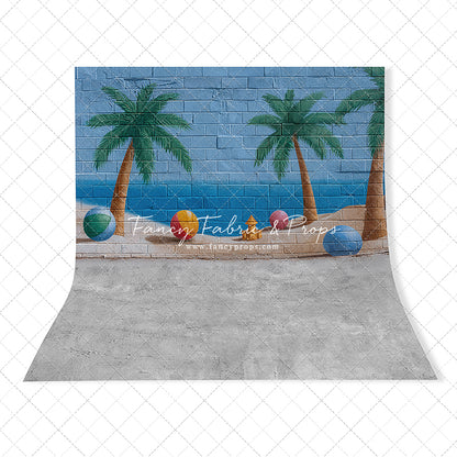 Sunny Shores Mural - With Sweep Option