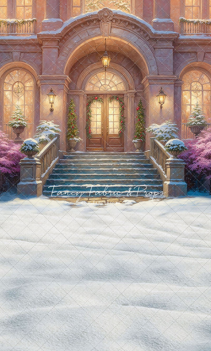 Glistening Snowy Entry - With Sweep Option