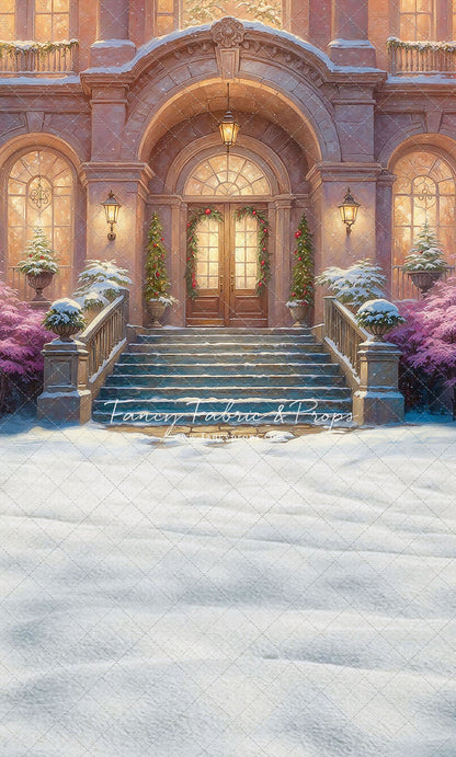 Glistening Snowy Entry - With Sweep Option