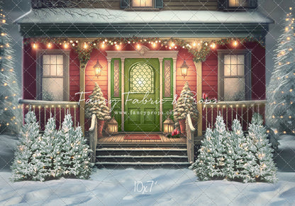 Merry Porch Greetings - Extra Lights - with Sweep Option