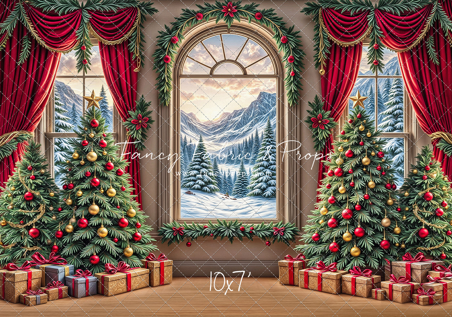 Snowfall Symphony Room - with Sweep Option