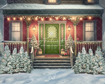 Merry Porch Greetings - Extra Lights - with Sweep Option