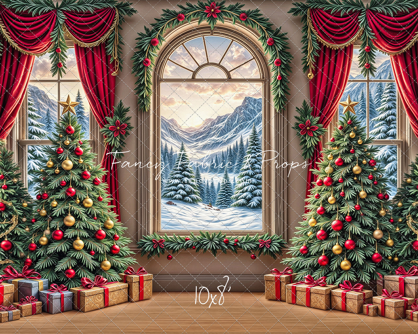 Snowfall Symphony Room - with Sweep Option