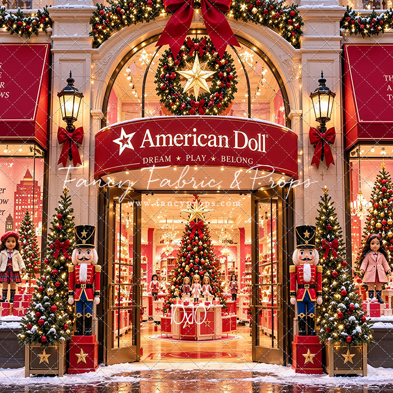 American Doll Holiday - With Sweep Option
