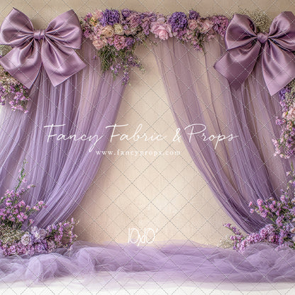 Amethyst Bow Blooms - With Sweep Option