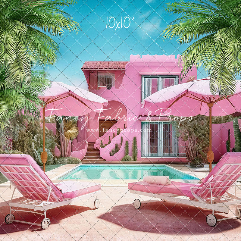 Barbie's Poolside Vacation - Pavement Floor - With Sweep Option