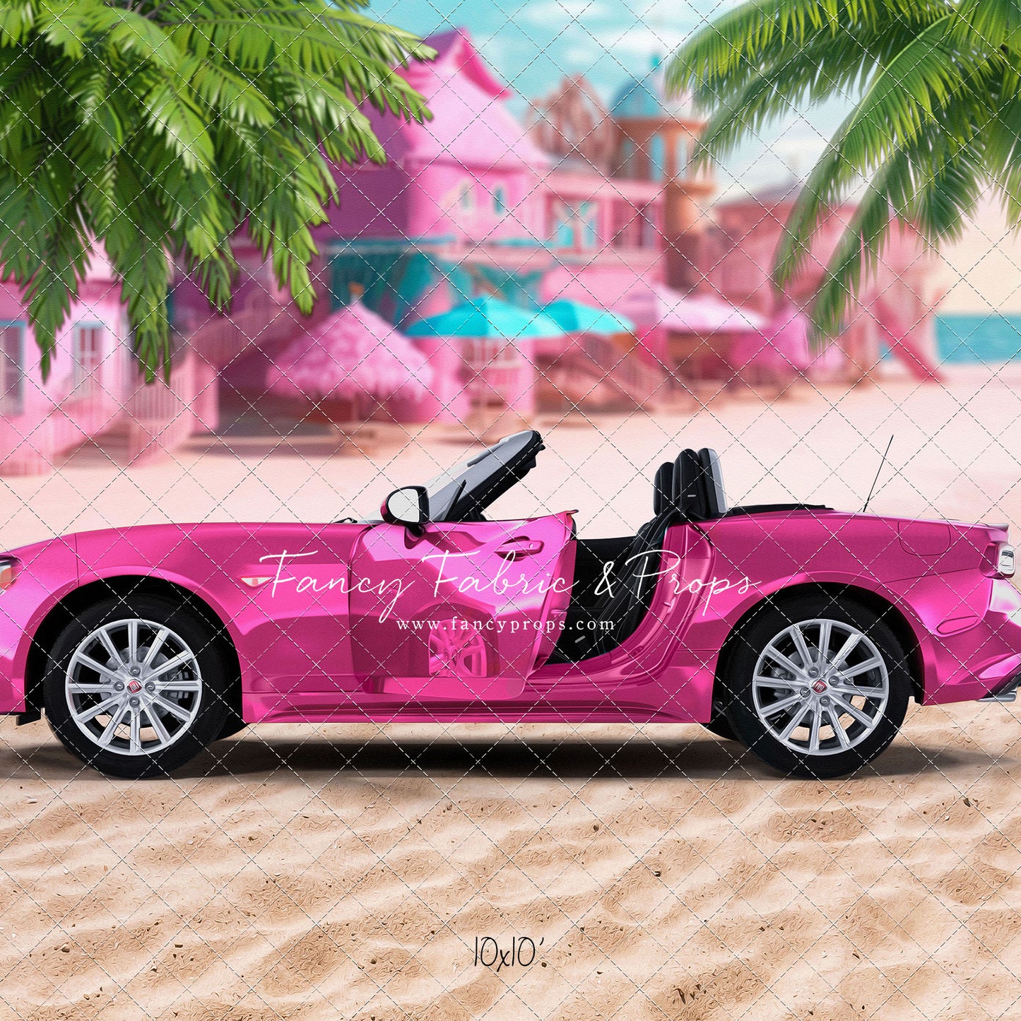 Beach Convertible -Pink - With Sweep Option