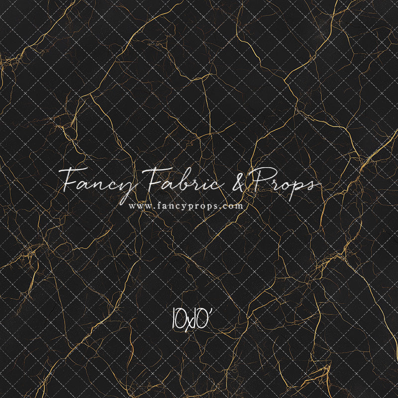 Black & Gold Marble - Floor