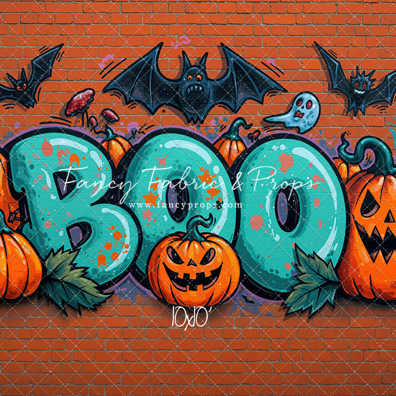 Boo Crew Graffiti Wall - With Sweep Option