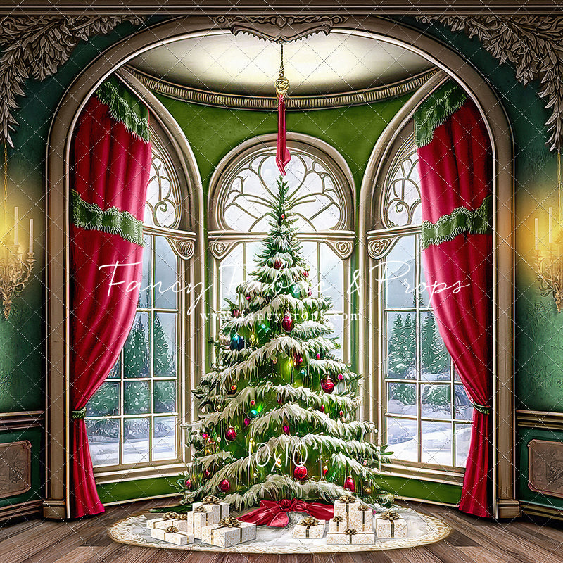 Cathedral Christmas - Wood Floor Option - with Sweep Option