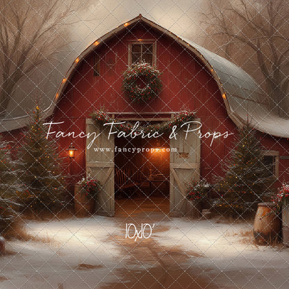 Christmas Barn Glow - with Sweep Option
