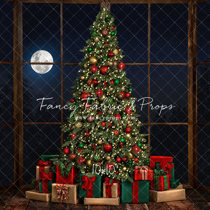 Christmas Bay Window - No Garland