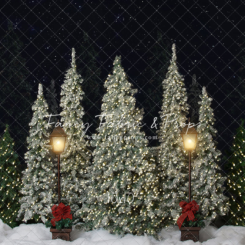 Christmas Cottage Trees