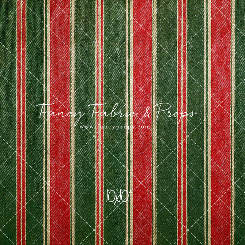 Classic Christmas Stripe - With Sweep Option
