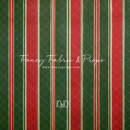 Classic Christmas Stripe - With Sweep Option