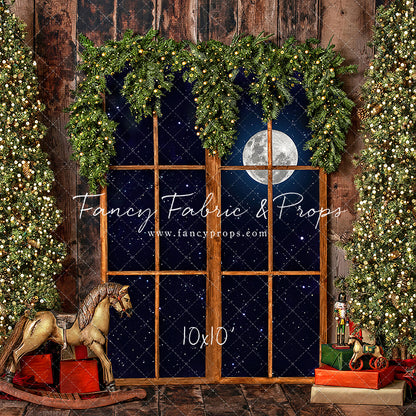 Classic Rustic Window With Trees