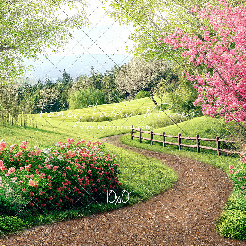 Country Road In Bloom - With Sweep Option