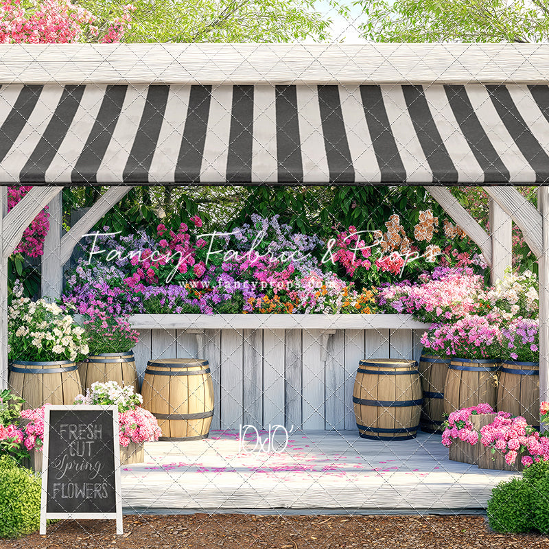 Country Spring Flower Shoppe - With Sweep Option