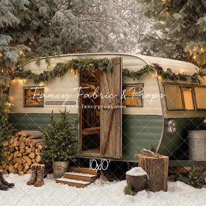 Cozy Camper Christmas - with Sweep Option