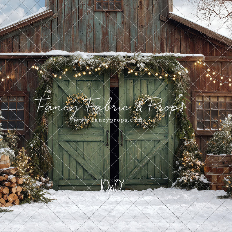 Cozy Christmas Barn - with Sweep Option