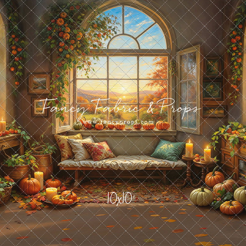 Cozy Harvest Nook - With Sweep Option