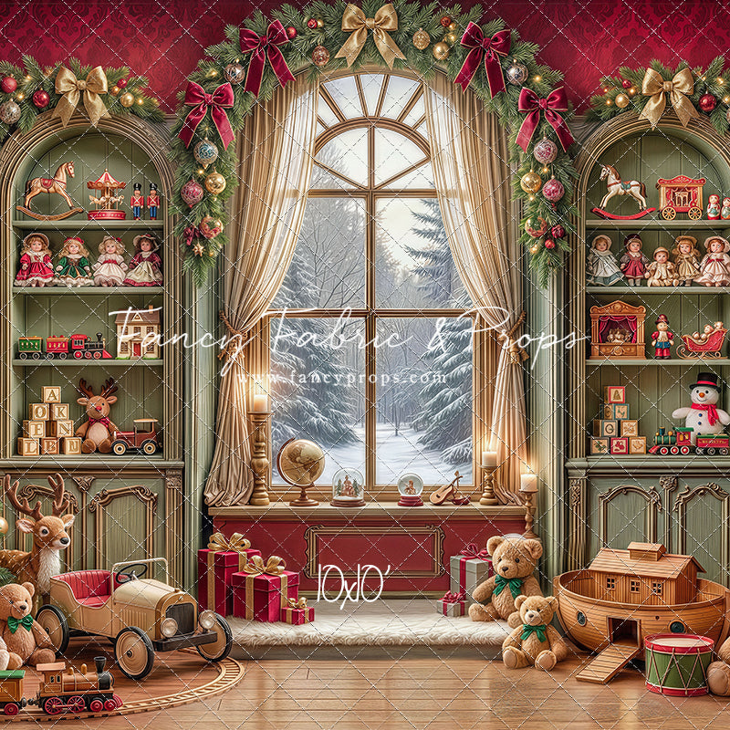 Darling Damask Christmas - with Sweep Option