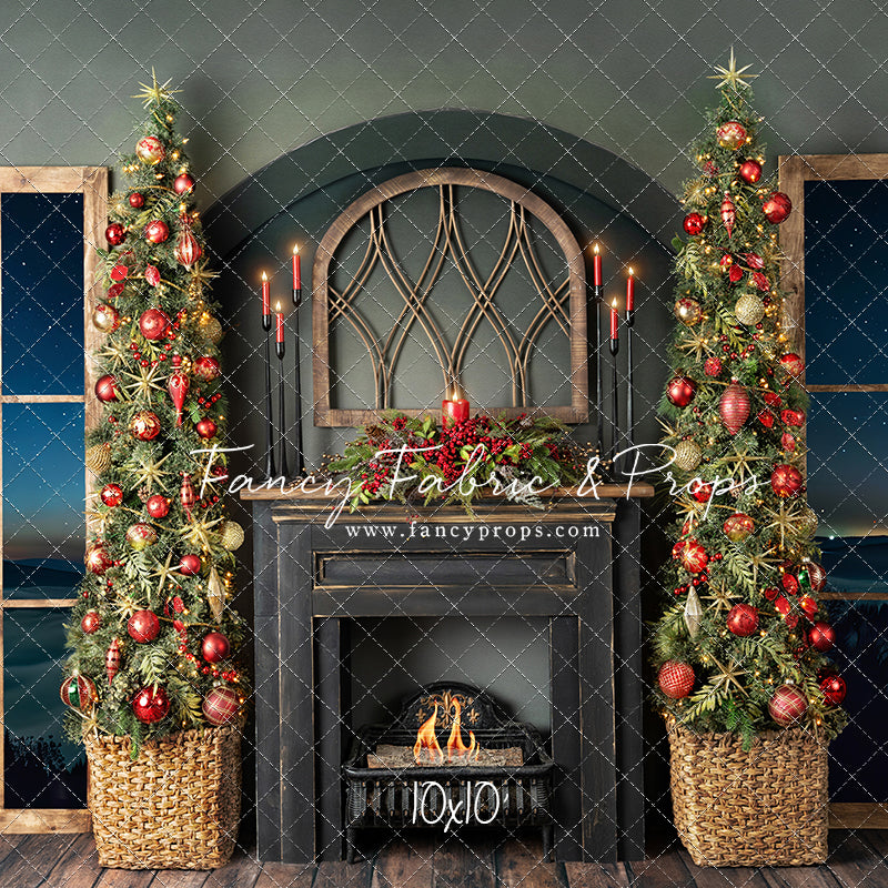 Elegant Fireplace Overlook