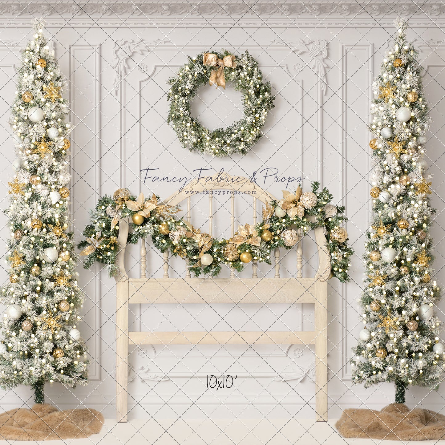 Elegant Gold Headboard