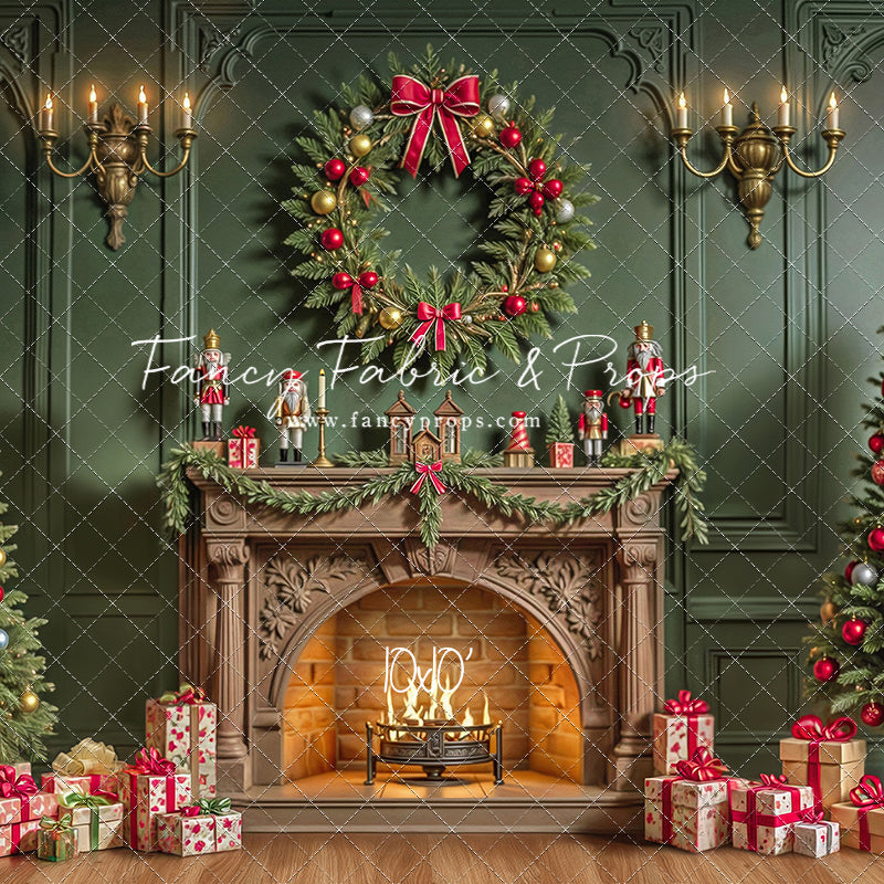 Emerald Christmas Room - with Sweep Option