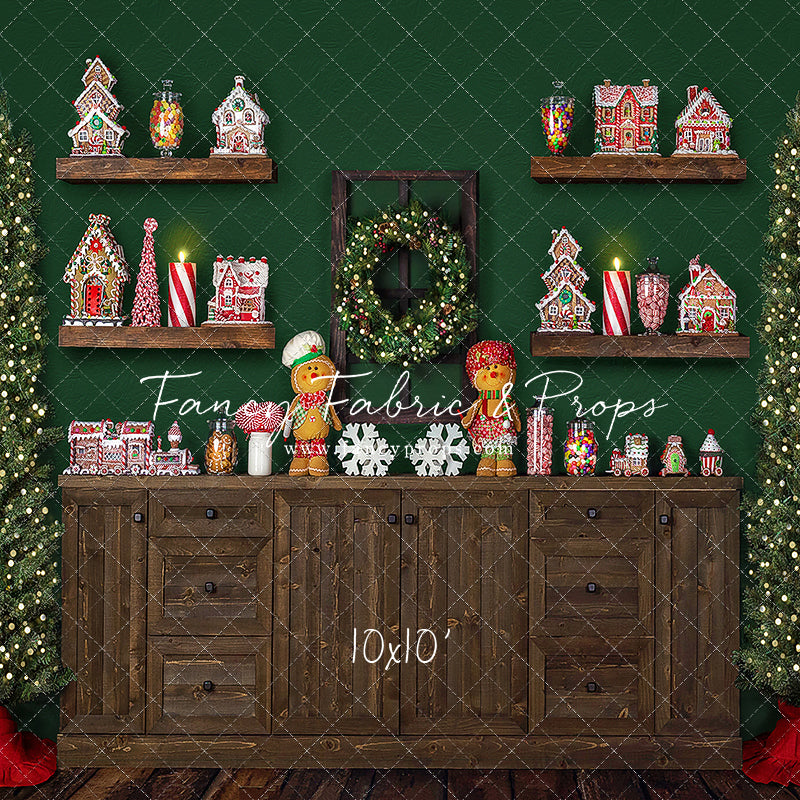 Evergreen Gingerbread Baking Kitchen