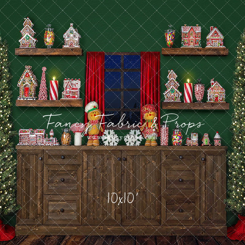 Evergreen Gingerbread Kitchen With A View