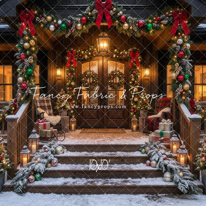 Festive Front Porch - With Sweep Option