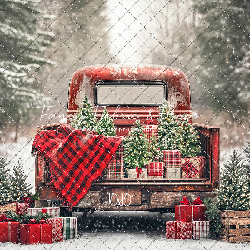 Festive Pickup Truck - with Sweep Option