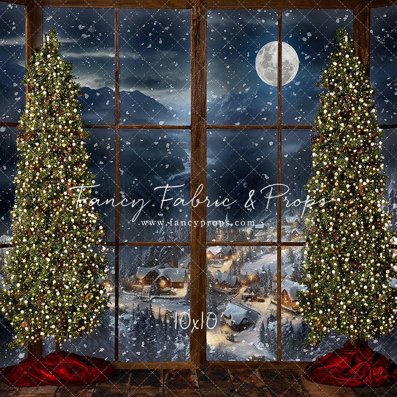 Frosted Village Bay Window