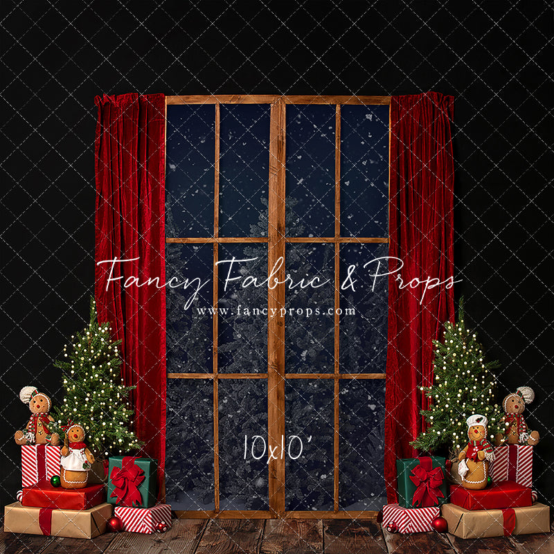 Gingerbread Mantle Window