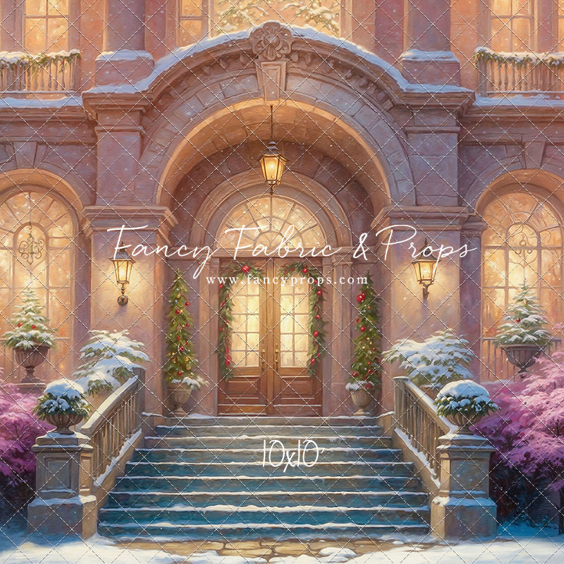 Glistening Snowy Entry - With Sweep Option