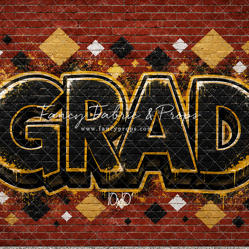 Gold & Black Grad - With Sweep Option